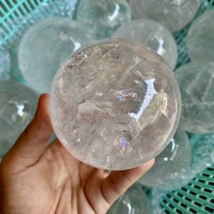 Bi cầu thạch anh trắng